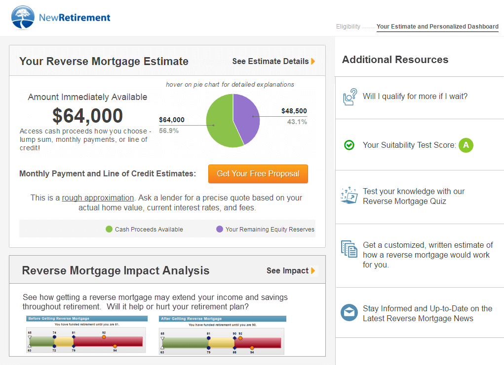 reverse mortgage calculator